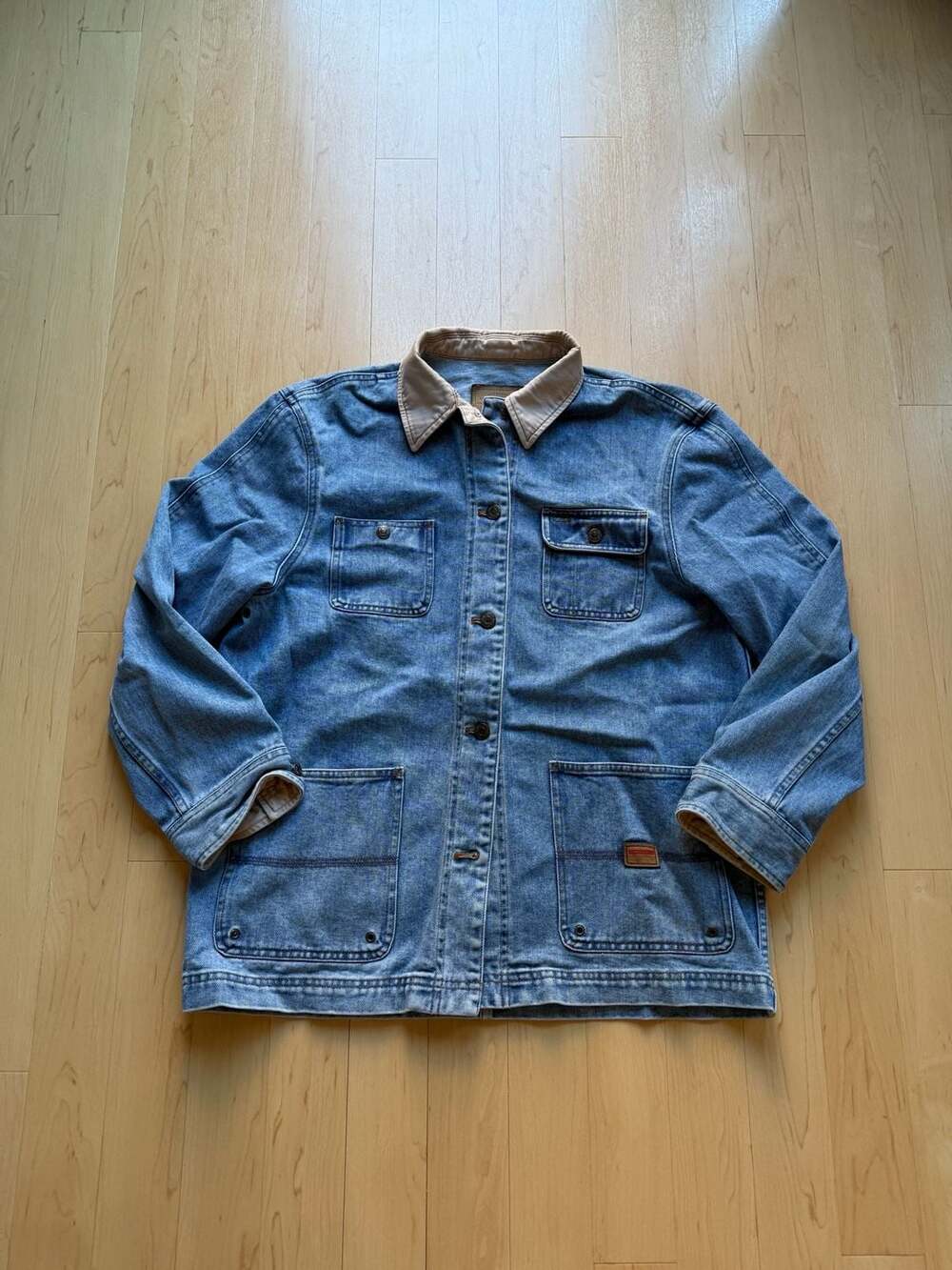90s Lauren Jeans Co Denim Safari Chore Jacket